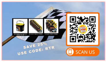 QwickWick Coupon - Save 25% using QR Code - "RTR'- Save money on World's Best Fire Starter - Use Savings Code Today. Scan or click link to purchase